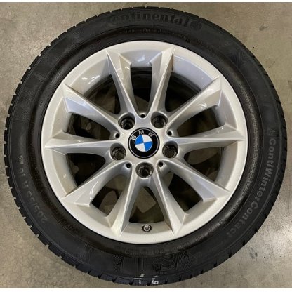 Bazar. komplety 7,0x16 5/120 ET40 original BMW, 205/55R16 91H zimní Continental TS830 RFT