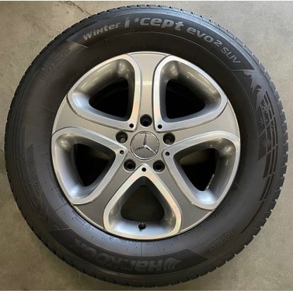 Bazar. komplety 7,5x18 5/130 ET63 Original Mercedes G, zimní Hankook W320 265/60R18 114H