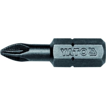 Bitový nástavec 1/4" - PZ3, L=25mm, šestihranná koncovka - YT-7812