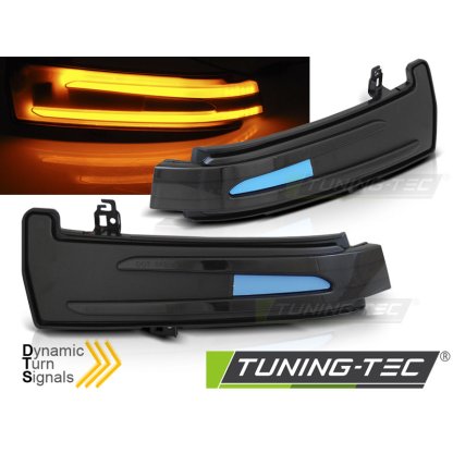 Blinkry boční do zrcátek LED Mercedes-Benz W204 / W212 / W176 / W221 / W166 / X204 SEQ kouřový