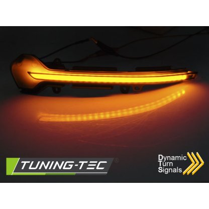 Blinkry boční do zrcátek LED SEAT LEON 12-16 / IBIZA 17- / ARONA 17- SEQ kouřová
