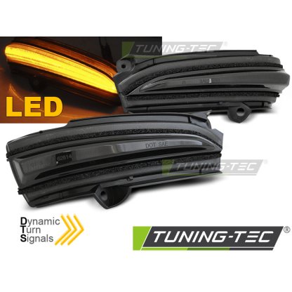 Blinkry boční dynamické do zrcátek LED FORD Mondeo MK V / Fusion 14-18 kouřová