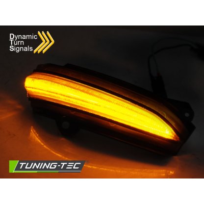 Blinkry boční dynamické do zrcátek LED FORD Mondeo MK V / Fusion 14-18 kouřová