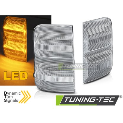 Blinkry boční LED do zrcátek, dynamické Citroen Jumper II 2006-2018 bílé