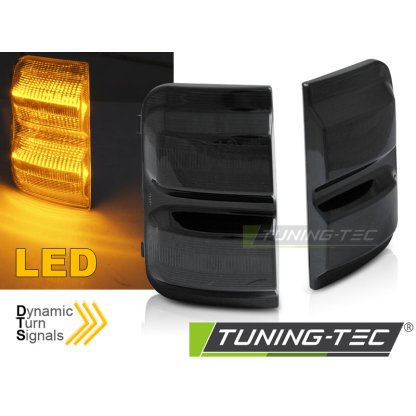 Blinkry boční LED do zrcátek, dynamické Fiat Ducato III 2006- kouřové
