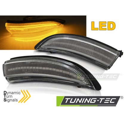 Blinkry boční LED do zrcátek, dynamické Ford Fiesta MK7 13-16 bílé