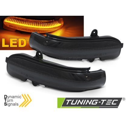 Blinkry boční LED do zrcátek, dynamické Mercedes W203 00-07 kouřové