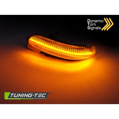 Blinkry boční LED do zrcátek, dynamické Mercedes W203 00-07 kouřové