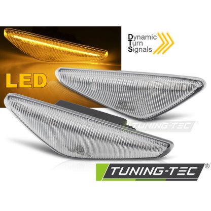 Blinkry boční LED, dynamické BMW E46 COUPE 03-06 bílé