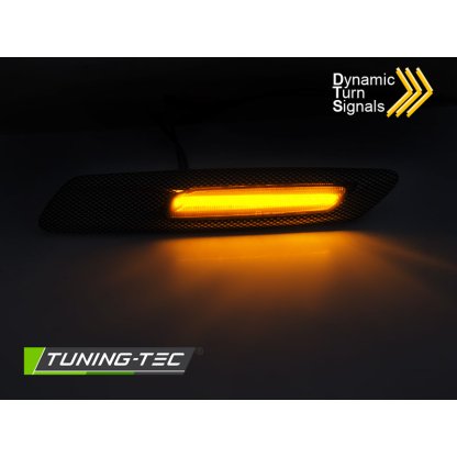 Blinkry boční LED, dynamické BMW F10/F11 carbon look/kouřové