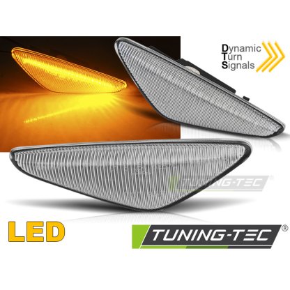 Blinkry boční LED dynamické - BMW X5 E70 / X6 E71 / X3 F25 bílé