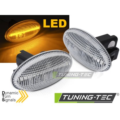 Blinkry boční LED, dynamické CITROEN C1 C2 C3 C4 bílé