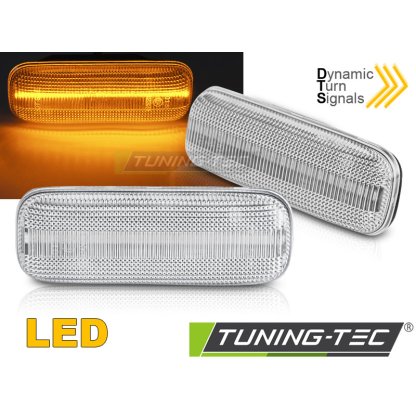 Blinkry boční LED dynamické Mercedes-Benz ML W163 98-05 bílé