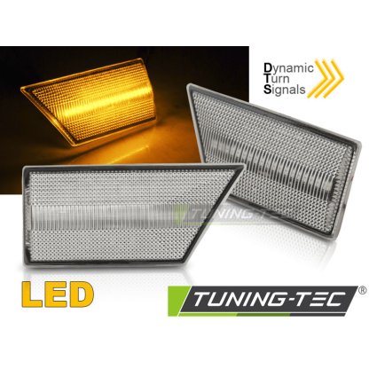 Blinkry boční LED dynamické Opel Signum, Vectra C 02-08 bílé