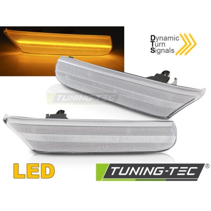 Blinkry boční LED dynamické Porsche 911 (996) / Boxter (967) 96-04 bílé