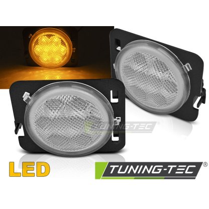 Blinkry boční LED - JEEP WRANGLER JK 07-18 bílé