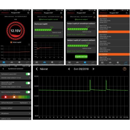 Bluetooth monitoring baterie CARCLEVER