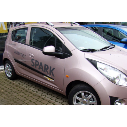 Boční lišty na dveře Chevrolet Spark 2009-2011 F29 | Rider