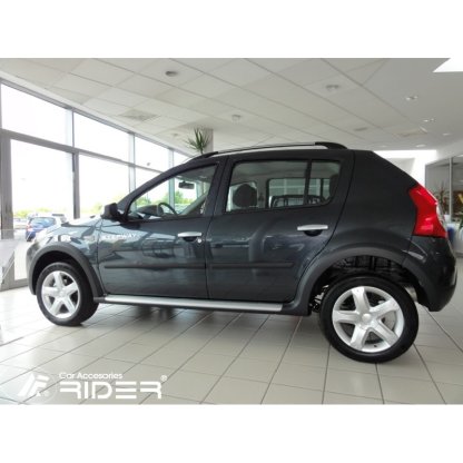 Boční lišty na dveře Dacia Sandero/ Stepway 2008-2012 F3 | Rider