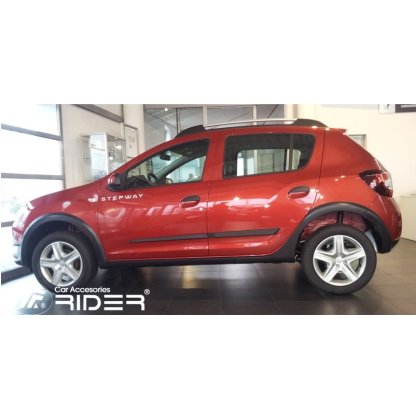 Boční lišty na dveře Dacia Sandero Stepway 2013-2020 F31 | Rider