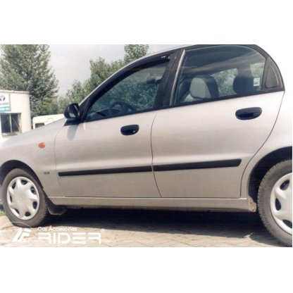 Boční lišty na dveře Daewoo Lanos 5dv 1997-2002 F3 | Rider