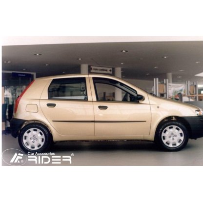 Boční lišty na dveře Fiat Punto II 5dv 1999-2012 F8 | Rider