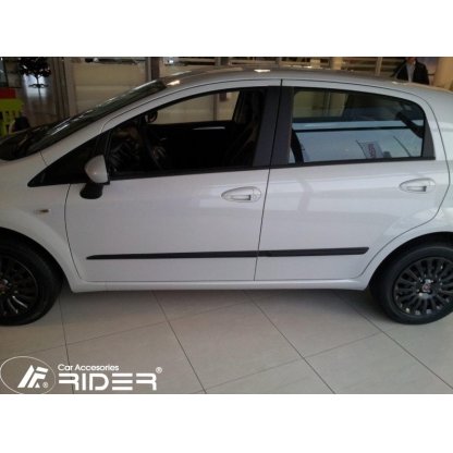 Boční lišty na dveře Fiat Punto III 5dv 2012-2019 F17 | Rider