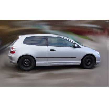 Boční lišty na dveře Honda Civic 3dv Hatchback 2001-2006 F18 | Rider