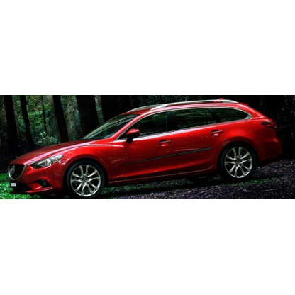 Boční lišty na dveře Mazda 6 SW Combi 2012- F16/14 | Rider