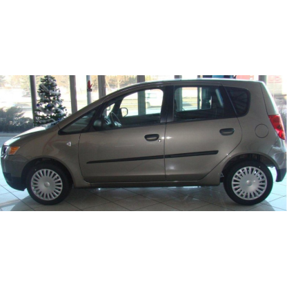 Boční lišty na dveře Mitsubishi Colt 5dv Hatchback 2008-2012 F17 | Rider