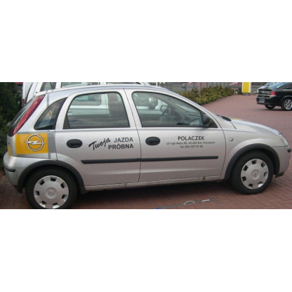 Boční lišty na dveře Opel Corsa C 5dv 2000-2006 F3 | Rider