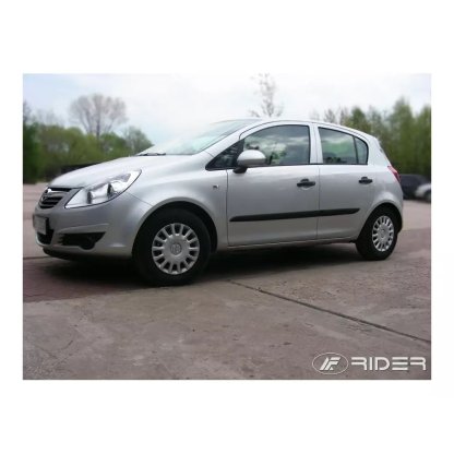 Boční lišty na dveře Opel Corsa D 5dv 2006-2014 F12 | Rider