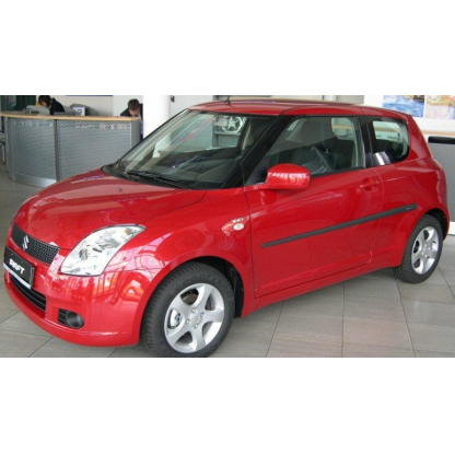 Boční lišty na dveře Suzuki Swift 3dv 2004-2010 F13 | Rider