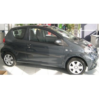 Boční lišty na dveře Toyota Aygo 3dv 2005-2014 F6 | Rider