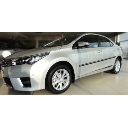 Boční lišty na dveře Toyota Corolla Sedan 2013-2018 F50 | Rider