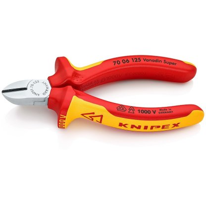 Boční štípací kleště chromované 125 mm - 7006125
