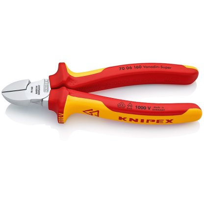 Boční štípací kleště chromované 160 mm - 7006160