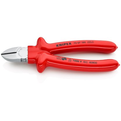 Boční štípací kleště chromované 180 mm - 7007180