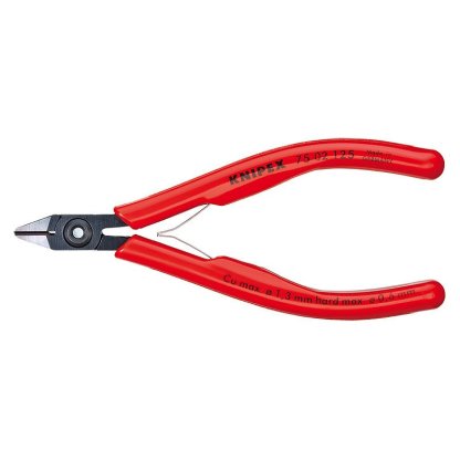 Boční štípací kleště pro elektroniku brunýrované 125 mm - 7502125