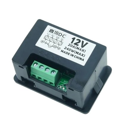 Časové relé nastavitelné 12V