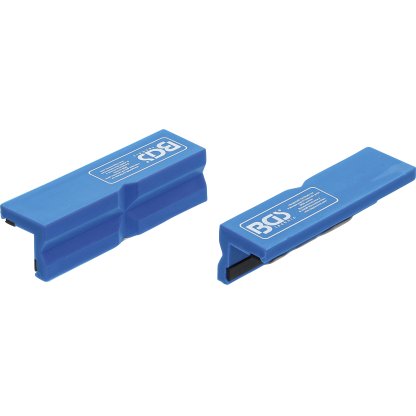 Čelisti svěráku pro kulaté předměty, magnetické, 100 mm, 2 ks - B9796