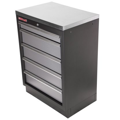 Celokovová dílenská skříňka PROFI s 5-ti šuplíky 680x458x910 mm - TGC1305