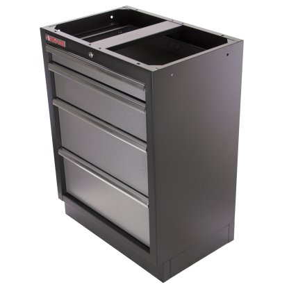 Celokovová dílenská skříňka PROFI se 4-mi šuplíky 680x458x910 mm - TGC1304