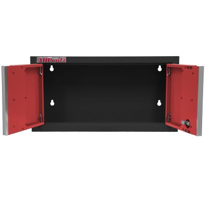 Celokovová dvoukřídlá závěsná skříňka PROFI RED 680x281x350 mm - RWGB1326C