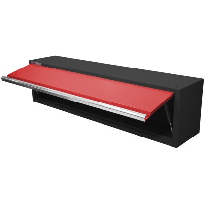 Celokovová závěsná skříňka PROFI RED s výklopnými dvířky 1360x281x350 mm - RWGB1326W