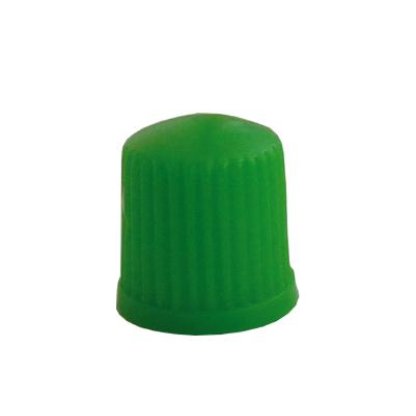 Čepička ventilků plastová, zelená