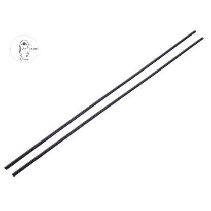 Chránič hrany dveří černý matný L-65cm, 63782