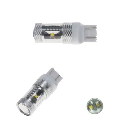 CREE LED T20 (7443) bílá, 12-24V, 30W (6x5W)