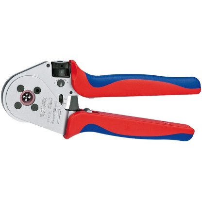Čtyřtrnové krimpovací kleště pro soustružené kontakty chromované 230 mm - 975265