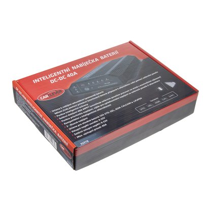 DC-DC 40A Inteligentní nabíječka pro nabíjení sekundární (druhé) baterie ve voze + solární vstup